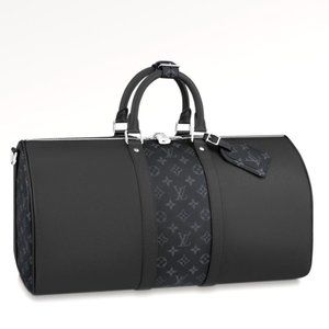 Keepall 50 Bandoulière Taiga Leather